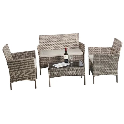  Ba&amp;scaron;tenski set od ratana siva 22-006210G Slike