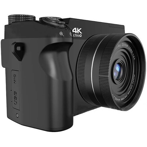 INF Vstopni nivo digitalni fotoaparat z dvojno kamero 75MP in 4K snemanjem Black, (5000071120) Cene