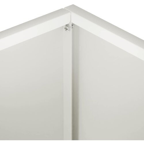  Vrtna saksija 2 kom. Bijela 40 x 30 x 30 cm Čelična vrata Slike