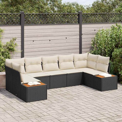  Sjedeća garnitura za vrt 7 kom. poliratan 233.5 x 123.5 x 85 cm Slike