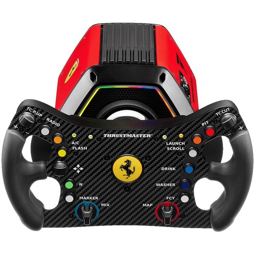 Thrustmaster T818 Ferrari 488 GT3 Simulator Black, Red USB Steering wheel + Pedals Analogue /Digital PC Cijene