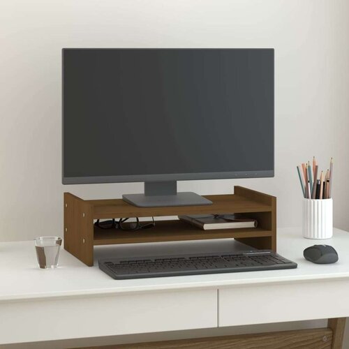  Za monitor boja meda 50 x 27 x 15 cm od masivne borovine Cijene
