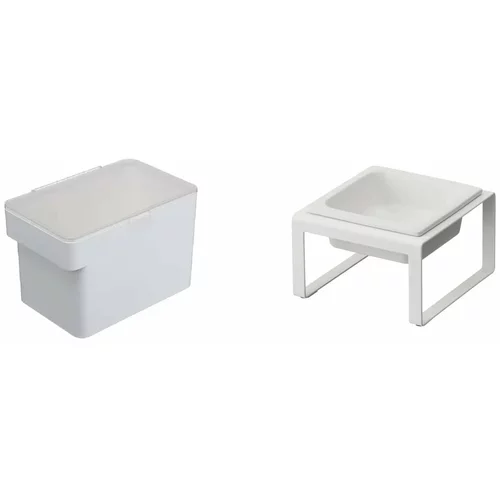 YAMAZAKI Komplet posode in škatle za brikete za hišne ljubljenčke Tower –