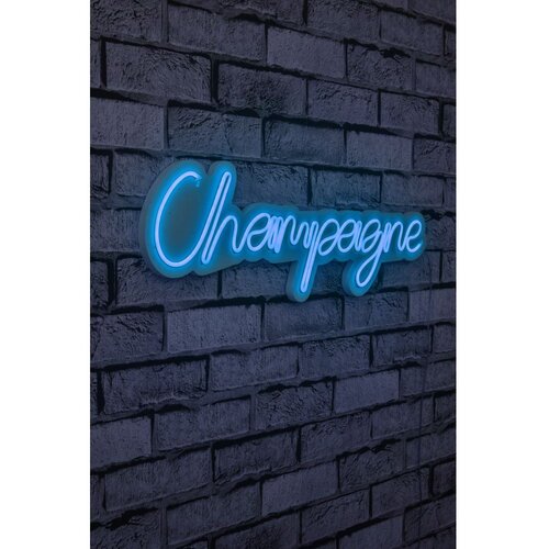 Wallity Champagne - Blue Blue Decorative Plastic Led Lighting Cene