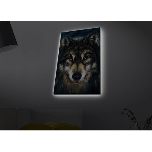 Wallity Zidna slika sa LED osvjetljenjem 4570MDACT-055, 45x70 cm Cene