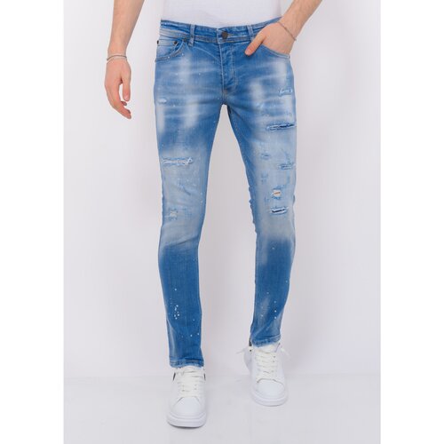 Local Fanatic Kavbojke slim 140591927 Modra Cene