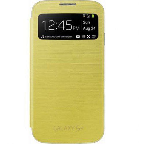 Samsung Ohišje za Galaxy S4 z elegantno in svetlo cono Flap, Rumena, (21302541) Cene
