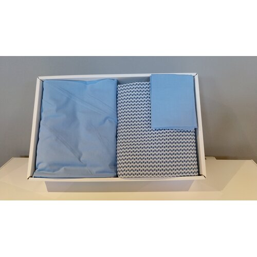 Tac Set posteljine sa prekrivačem Marina, 200x220cm, Plavi Cene