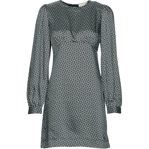 Michael Kors mk logo tie ht mini dress crna Slike