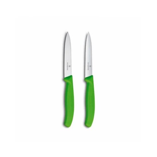  nož victorinox kuhinjski set 2/1 reckavi+ravan zeleni Cene