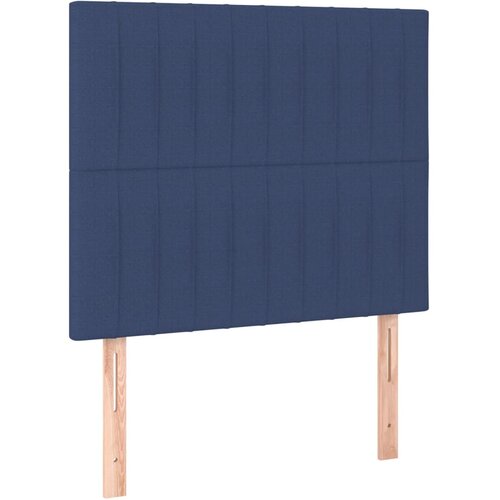  Okvir za krevet bez madraca plava 80x200cm od tkanine Slike