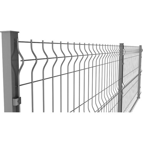 3D panelna ograda 4mm - pocinkovana i plastificirana - 2.5m x 1.23 - antracit ral 7016 Slike