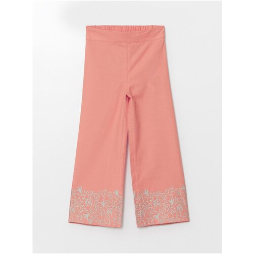 LC Waikiki Wideleg Girls&amp;#039; Trousers with Elastic Waist Slike