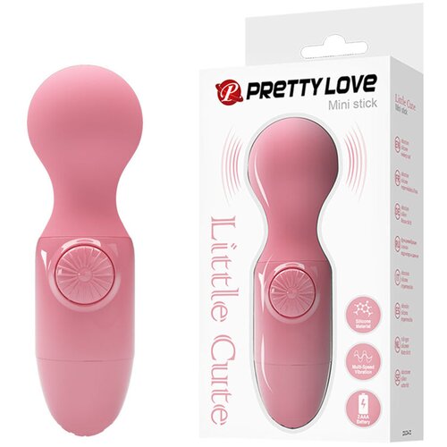  Mini klitoralni masažer Little Cute, 12cm, Roze Cene
