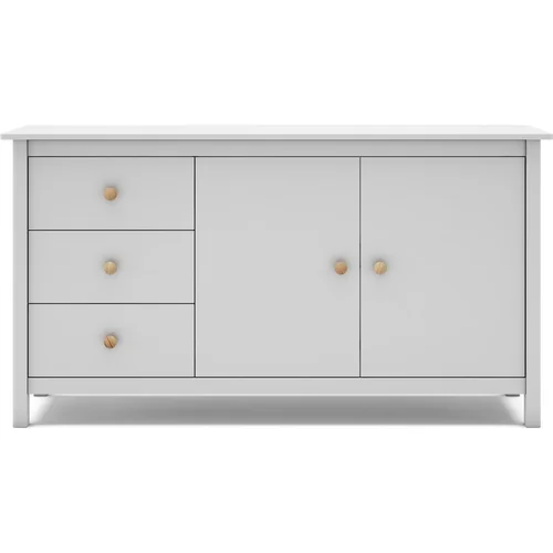 Marckeric Bela nizka otroška komoda iz masivnega bora 130x80 cm Max – Marckeric