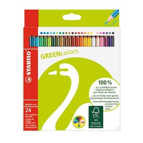 Stabilo GREENcolors Farbstifte Vi&scaron;ebojno 24 kom Cijene