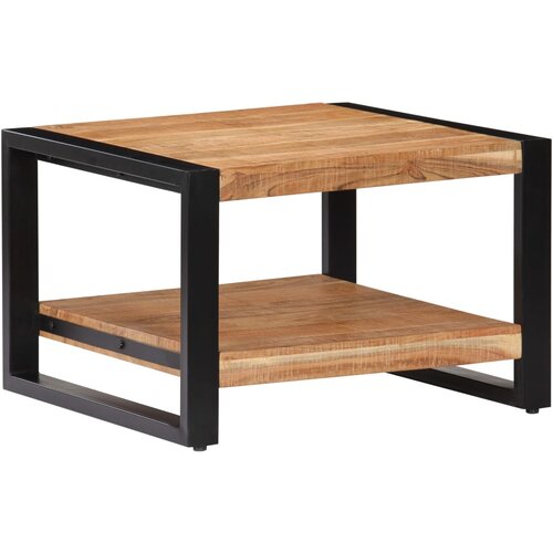  Stolić za kavu od masivnog bagremovog drva 60 x 60 x 40 cm Slike