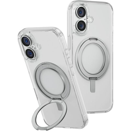 Uniq SWIVIX OVITEK ZA IPHONE 16 PLUS 360 STOPINJ S PODSTAVKOM PROZOREN, (5000088200) Slike