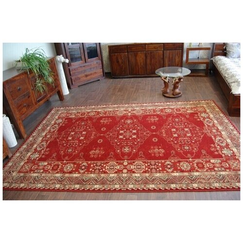 RugsX Preproge Preproga volna POLONIA AFGAN rubin 200x300 cm Rdeča Cene