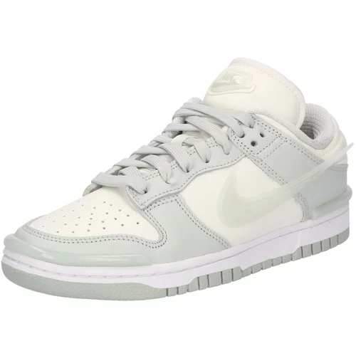 Nike Sportswear Niske tenisice 'DUNK TWIST' svijetlosiva / prljavo bijela