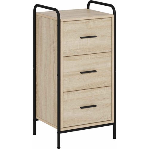 Kreveta Hrast sonoma 97 x 33 x 81 cm Konstruirano drvo Cene