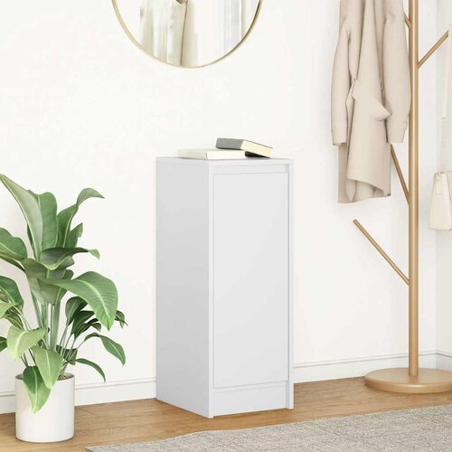 vidaXL Komoda bijela 29,5x34x76 cm od konstruiranog drva Cijene