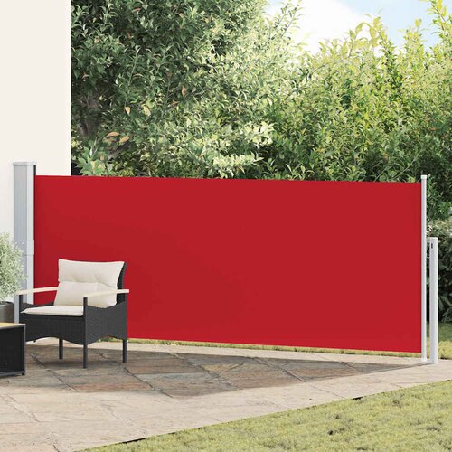  Uvlačiva bočna tenda za terasu 140 x 500 cm crvena Cijene