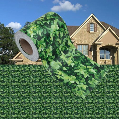 vidaXL Vrtni zaslon za privatnost PVC 35 x 0,19 m zeleni Cene