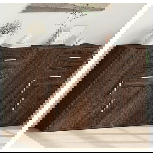 vidaXL Komoda 2 kom smeđi hrast 60 x 31 x 70 cm od konstruiranog drva Cijene