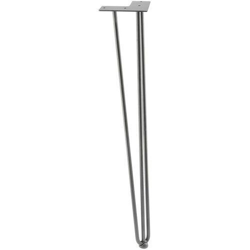Gtv Hairpin nogara za sto sa 3 &scaron;ipke Arto h-406, Crna Cene