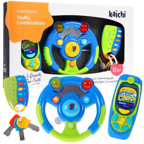  Set Of Keys Remote Control Steering Wheel Blue Cijene