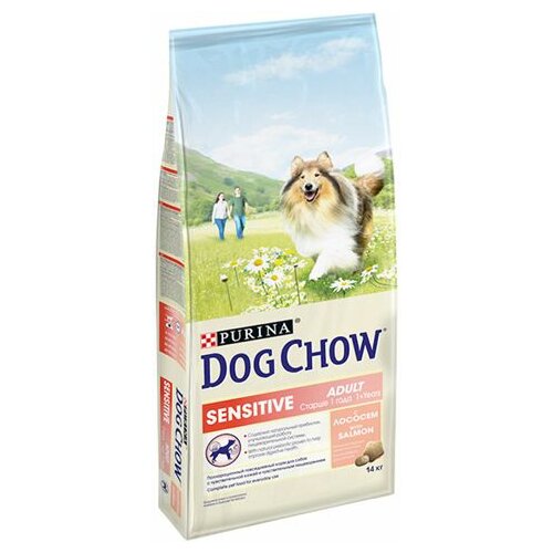 Purina hrana za pse DOG CHOW Sensitive losos za sve rase 14kg Slike