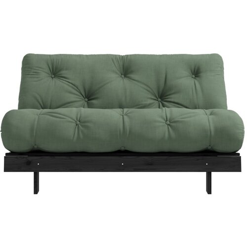 Karup Design Zelena raztegljiva sedežna garnitura 140 cm Roots Black Night – Cene