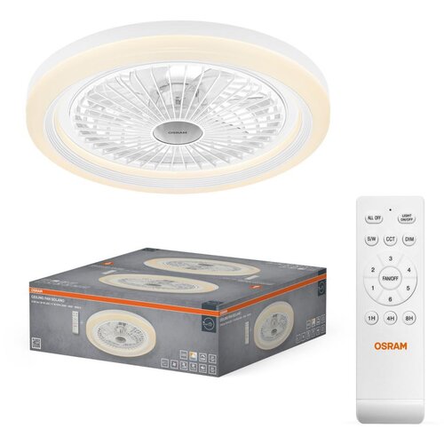 Osram LED prigu&scaron;iva svetiljka sa ventilatorom SOLANO LED/26W/230V 3000/4000/6500K + daljinski upravljač Cene
