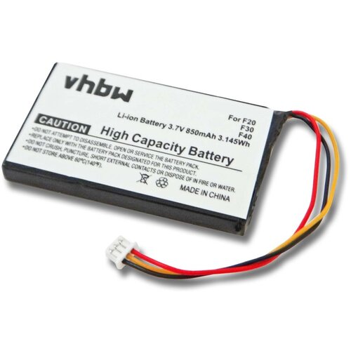 VHBW Baterija za Navman F20 / F30 / F40 / F50, 850 mAh Slike