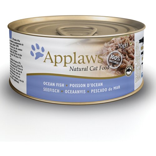 Applaws me&amp;scaron;ano pakiranje suha &amp;amp; mokra hrana - 2 kg Adult pi&amp;scaron;čanec &amp;amp; losos + 6 x 70 g morska riba Slike