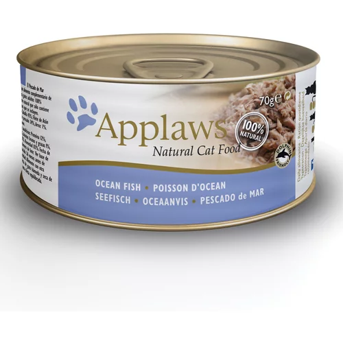 Applaws mešano pakiranje suha & mokra hrana - 2 kg Adult piščanec & losos + 6 x 70 g morska riba