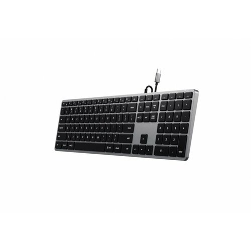 Satechi slim W3 usb-c backlit wired keyboard - us - space grey Slike