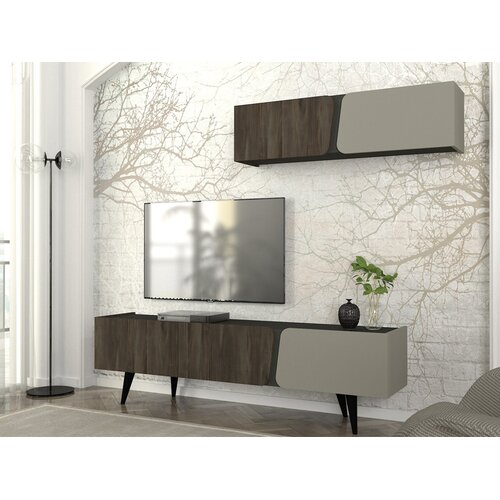 MODUL TV regal Piazza, 180x37x190 cm, Riversand-Cura Slike