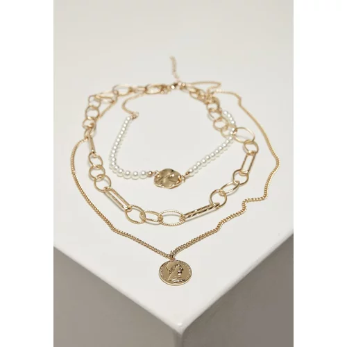 Urban Classics Accessoires Gold Ocean Layering Necklace