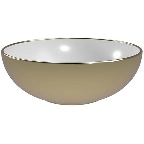 Copen nadgradni lavabo 415x415x155 zlatno beli C-15-202 Cene