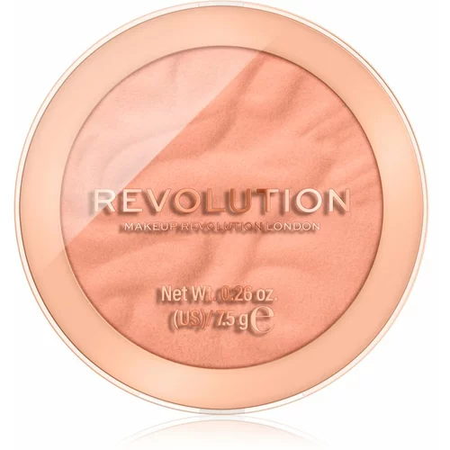 Revolution Re-loaded rdečilo v prahu 7,5 g odtenek Peach Bliss za ženske