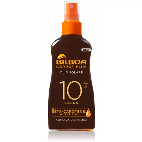Bilboa Carrot Plus ulje za sunčanje za lice i tijelo SPF 10 200 ml