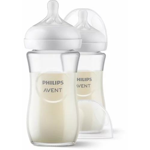 Philips Natural Response Pure Glass bočica za bebe 1 m+ 2x240 ml