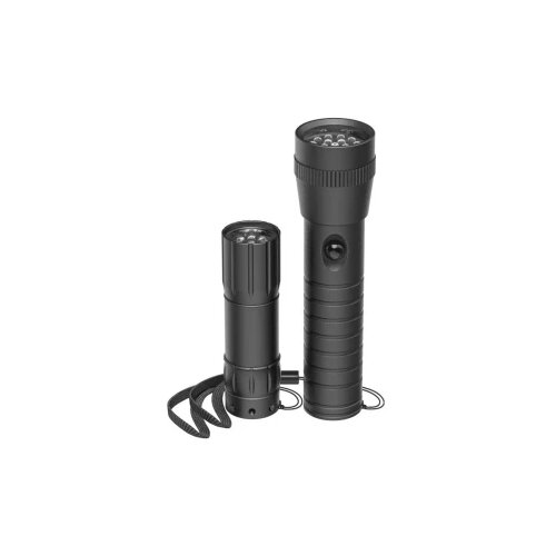 Hama FL-DUO aluminijasta svetilka z baterijami, komplet 2 kosov, črna, (5000492772) Slike