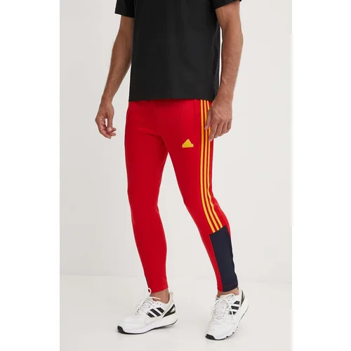 Adidas Spodnji del trenirke Tiro rdeča barva, IY4518