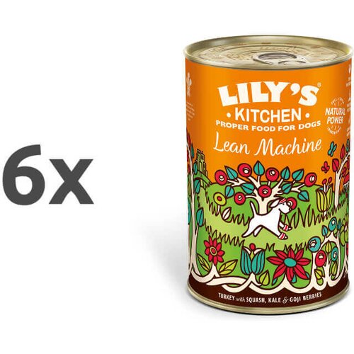 Lily&amp;#039;s Kitchen lean machine adult - puran - 400 g 6 x 400 g Slike