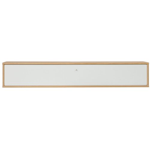 Hammel Furniture Bela/v naravni barvi TV omarica v hrastovem dekorju 133x22 cm Mistral &amp;ndash; Slike