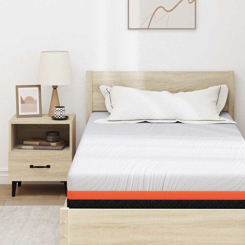  Madrac Bijela i crna 100 x 200 cm Žakar tkanina Slike