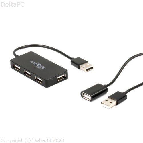  USB 2.0 hub MaXlife USB na 4xUSB + 1,5m kabel Cijene